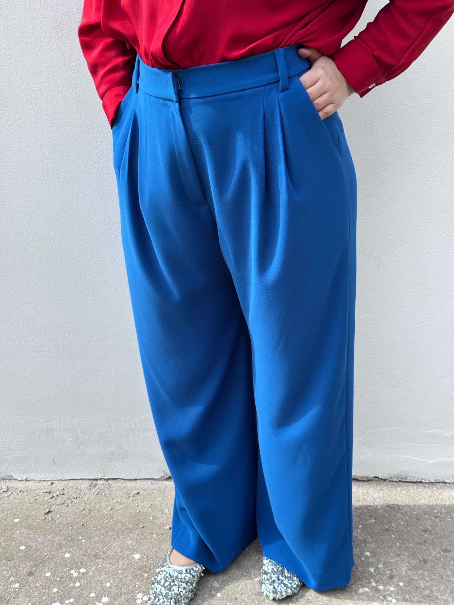 Pantaloni Nini, BLU ELETTRICO