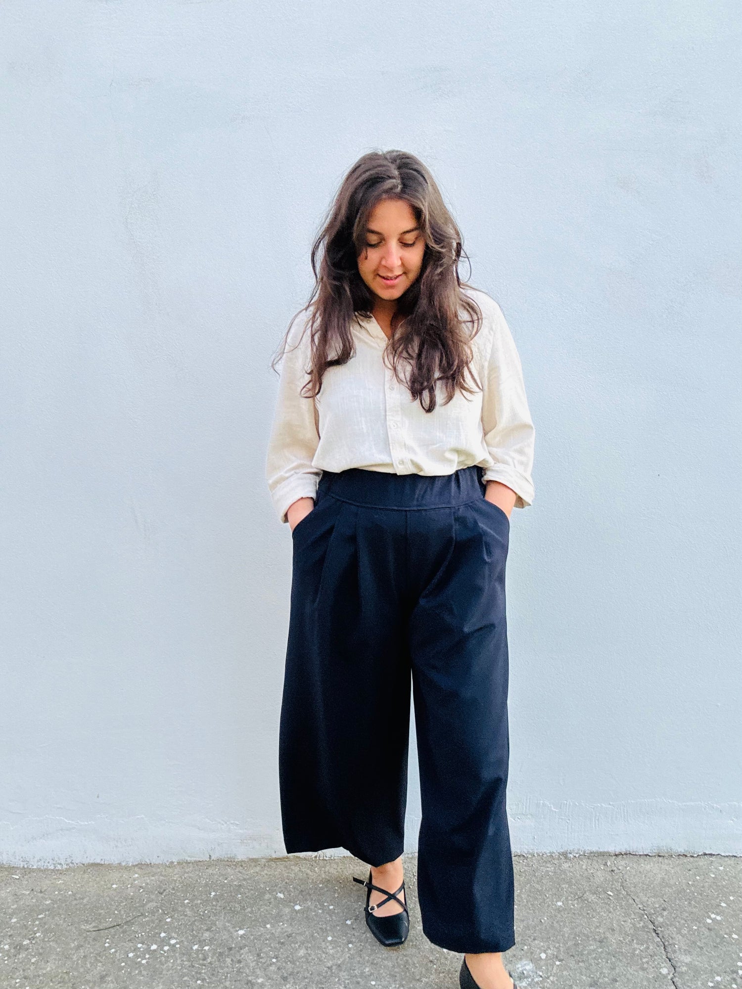 Lana giapponese, blu navi