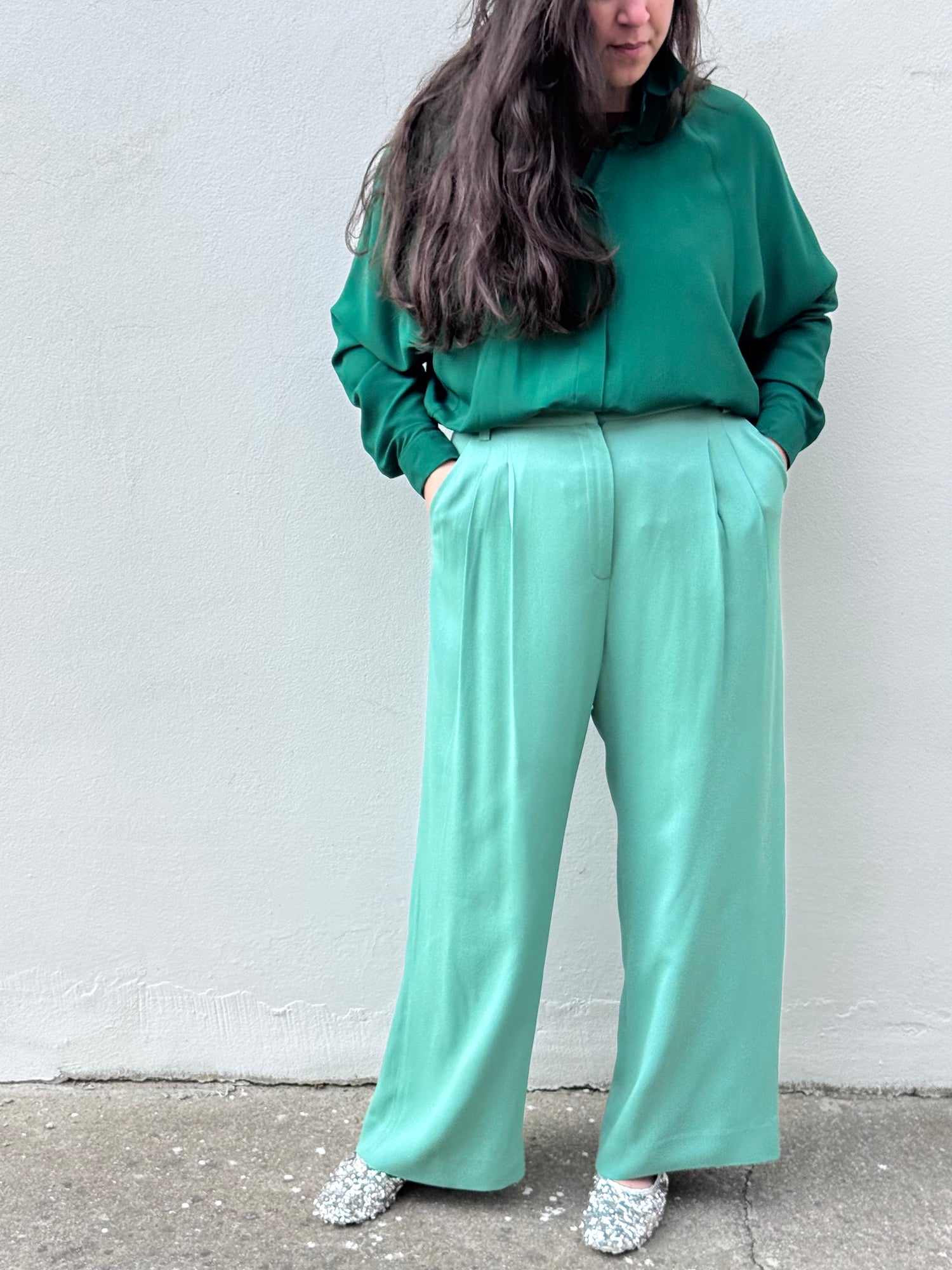 Pantalone Nini, VERDE ACQUA